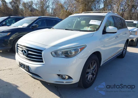 2013 Infiniti Jx35 z USA, uszkodzony, nr VIN 5N1AL0MM8DC324032
